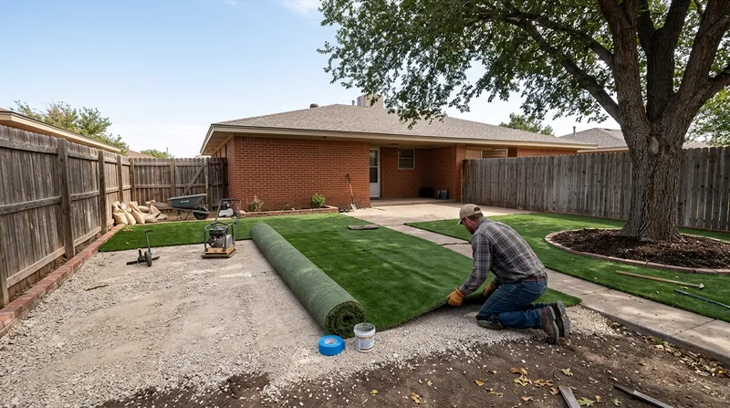 Residential Artificial Grass Installation Amarillo