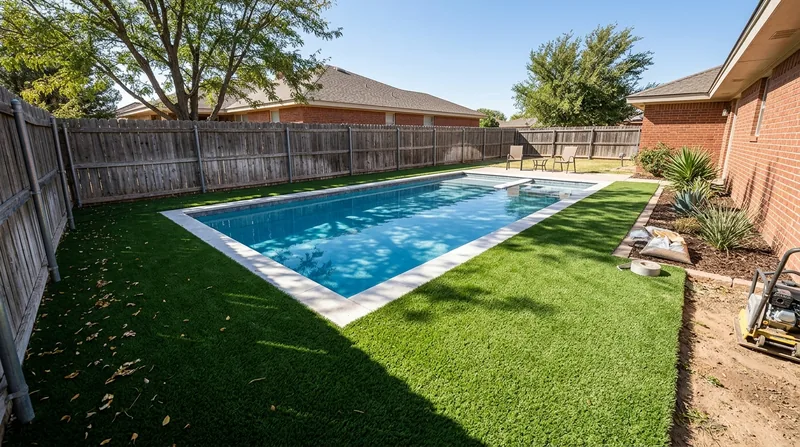 Pool Surround Turf Amarillo